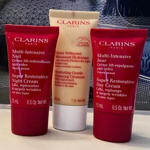 Clarins Super Restorative Travel Set New